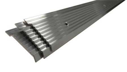 Loodknelstrip Aluminium 50 mm x 2,5 meter incl gaten