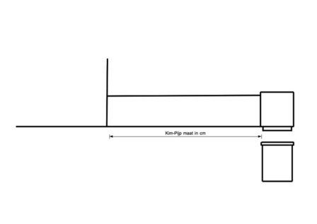 Stadsuitloop lood - Bajonet 60 x 100 mm diam. 80 mm - 90 gr
