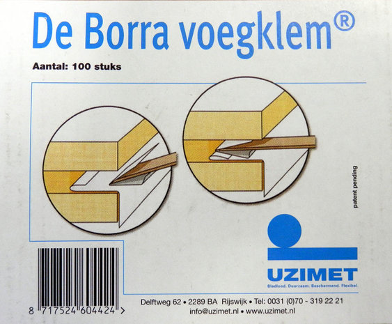 pb uzimet borra voegklem rvs